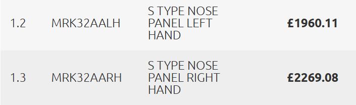 Robey S Type Nose panels.JPG