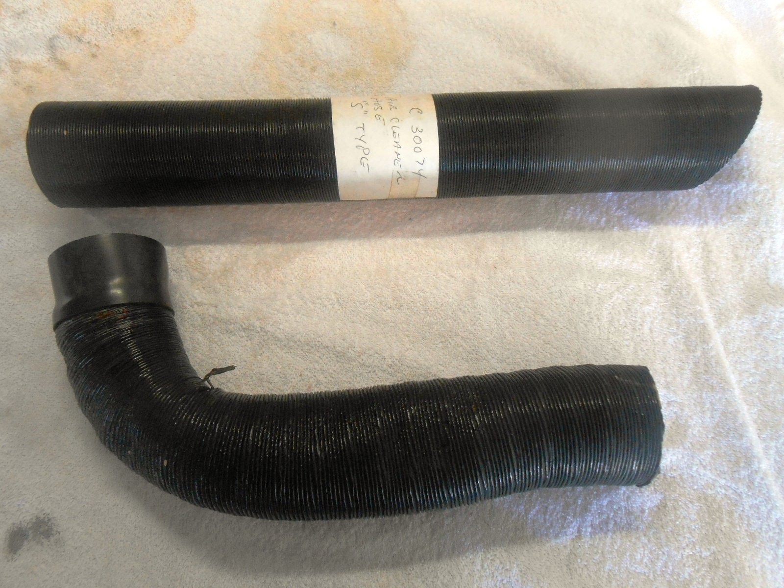 NOS and original air intake hoses.JPG